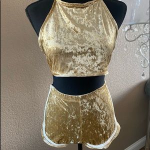 Halter and Shorts Set